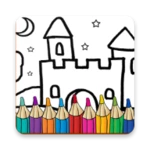 coloring pages android application logo